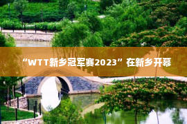 “WTT新乡冠军赛2023”在新乡开幕