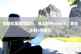 特斯拉美国再降价，推出新Model Y，售价不到5万美元