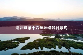 湖北省第十六届运动会开幕式