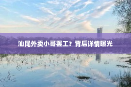 汕尾外卖小哥罢工？背后详情曝光