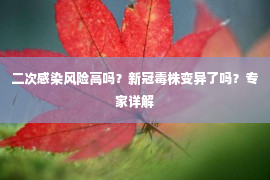 二次感染风险高吗？新冠毒株变异了吗？专家详解