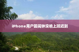 iPhone用户因闹钟没响上班迟到