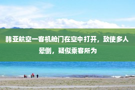 韩亚航空一客机舱门在空中打开，致使多人晕倒，疑似乘客所为