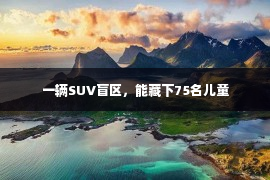 一辆SUV盲区，能藏下75名儿童