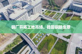 钢厂开拓工地市场，稳固钢筋生意