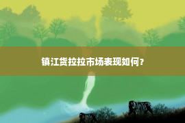 镇江货拉拉市场表现如何？