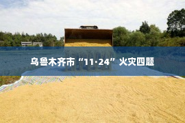 乌鲁木齐市“11·24”火灾四题