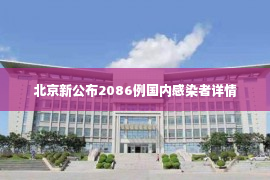 北京新公布2086例国内感染者详情