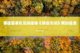 据德国著名足球媒体《转会市场》网站报道……