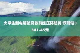 大学生新电脑被高铁前座压坏起诉:获赔偿3341.45元