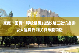 家庭“囤货”呼吸机引发热议这三款设备需求大幅提升 相关概念股领涨