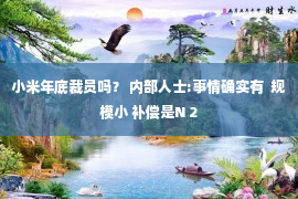 小米年底裁员吗？ 内部人士:事情确实有  规模小 补偿是N 2