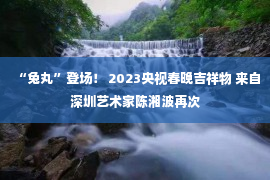 “兔丸”登场！ 2023央视春晚吉祥物 来自深圳艺术家陈湘波再次