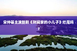 宋仲基主演新剧《财阀家的小儿子》烂尾吗？