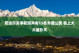 尼泊尔失事航班共有15名外国公民 机上大火被扑灭