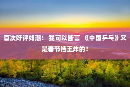 首次好评如潮！ 我可以断言  《中国乒乓》又是春节档王炸的！