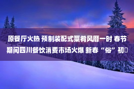 原餐厅火热 预制装配式菜肴风靡一时 春节期间四川餐饮消费市场火爆 新春“俗”初�