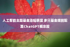 人工智能主题基金涨幅明显 多只基金提前配置ChatGPT概念股