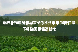 曝光朴槿惠身体异常至今不到半年 据传在家下楼梯需要保镖帮忙